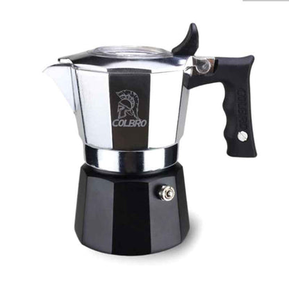 Colbro Moka Pot: Double Valve Espresso Maker for Perfect Home Brewing (UNITED STATES - Hye Bang)