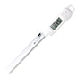 Digital thermometer with a white body and silver probe on a white Shop now 