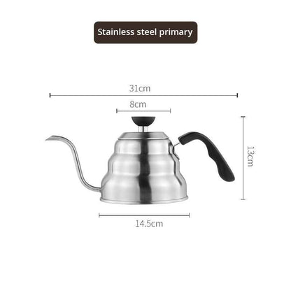 Hanging Ear Coffee Pot - Handmade 304 Stainless Steel with Fine Long Mouth for Hot Water