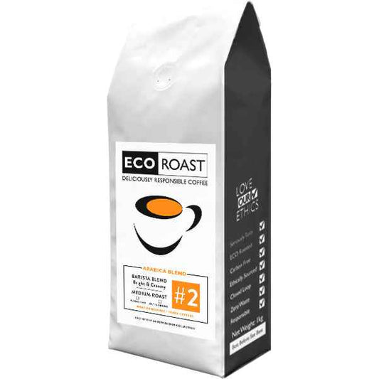 1kg Eco Roast Blend #2 - Premium Eco Roast Blend Filter Ground Coffee