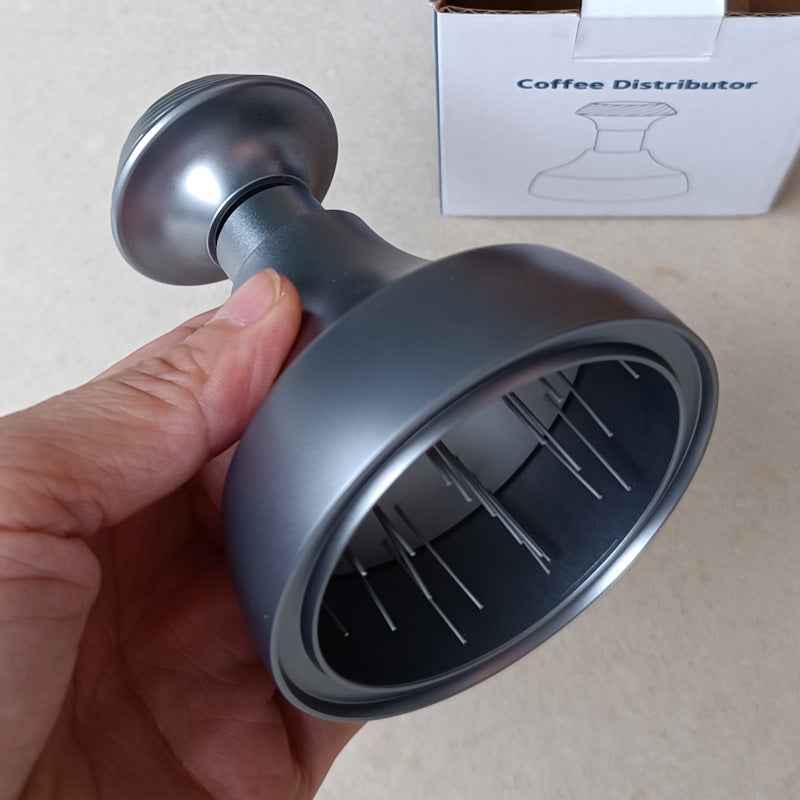 Adjustable Coffee Distributor Tamper for Perfect Espresso Extraction
