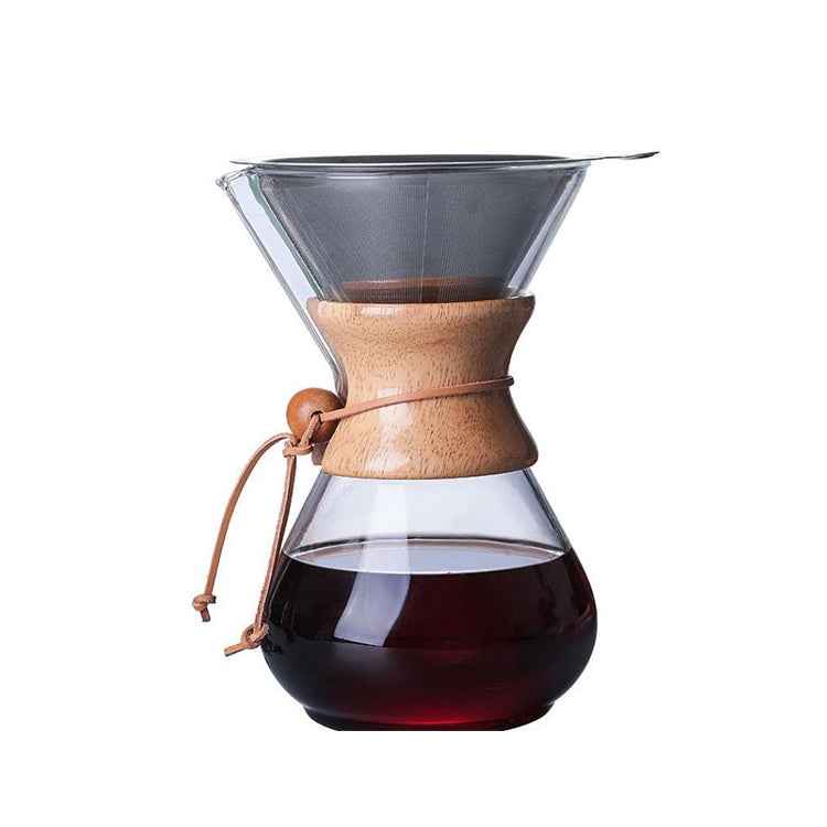 Thermos Pour Over  Maker Turkish  and Dallah Tea Glass Moka Dallah Arab Coffee  Pot With Wooden Handle