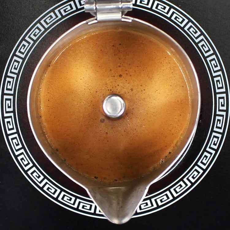 200ML 300ML Portable Italian Espresso Filter Coffee Maker Leak-Proof Spout Double-Layer Thickened 304 Stainless Steel Moka Pot