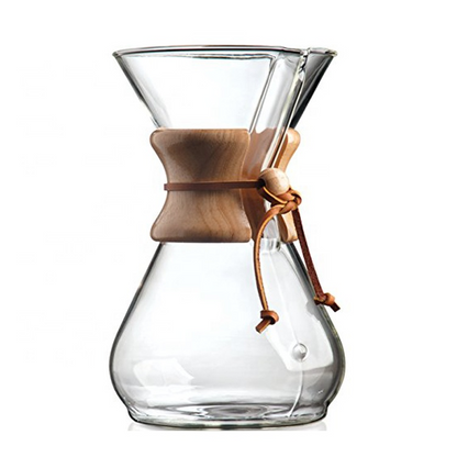 Thermos Pour Over Coffee Maker with Wooden Handle - CHEMEX Design