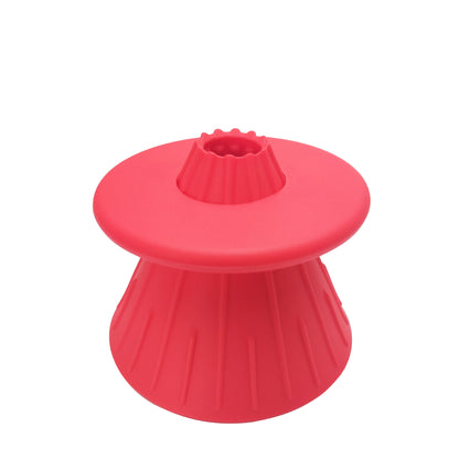 Red silicone baking mold on a white background Shop now