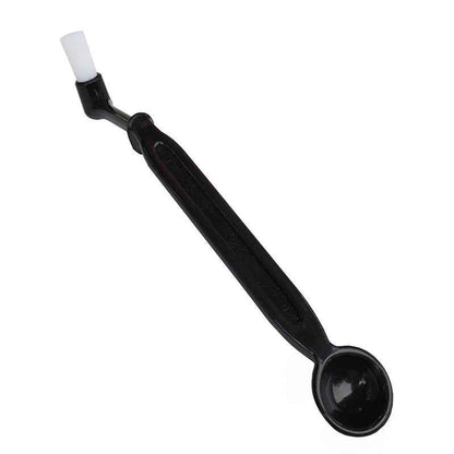 2-in-1 Coffee Machine Cleaner: Cleaning Brush and Spoon Combo