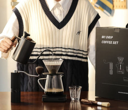 Drip Coffee Set Advanced 10 Pieces Premium Hand Brewing Kit