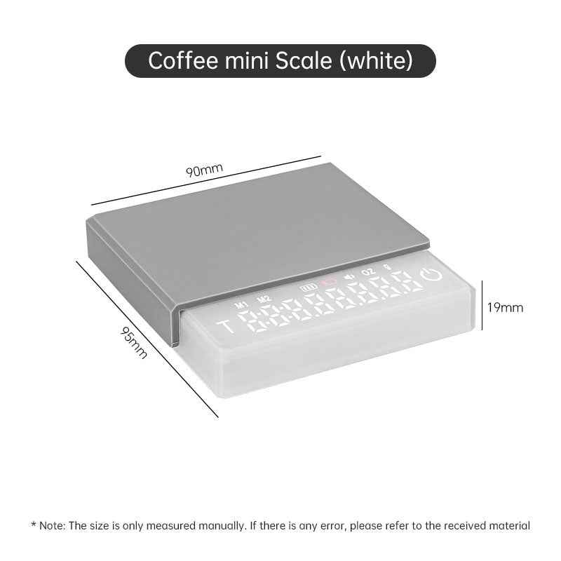 Mini Coffee Scale - Smart Precision in Black or White Options