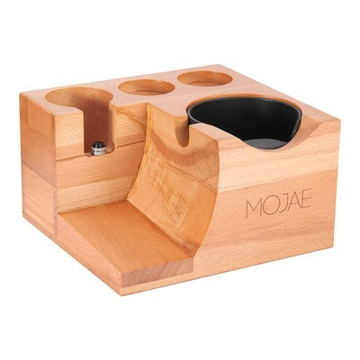 Wooden drink holder with multiple compartments Shop now