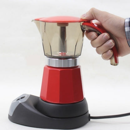 Octagonal Electric Moka Pot Coffee Making Aluminum