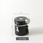 Stainless Steel Storage Tank for Coffee Beans, Tea, and Milk Powder with Scoop and Exhaust System