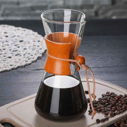 Convenient hand flush pot with filter CHEMEX