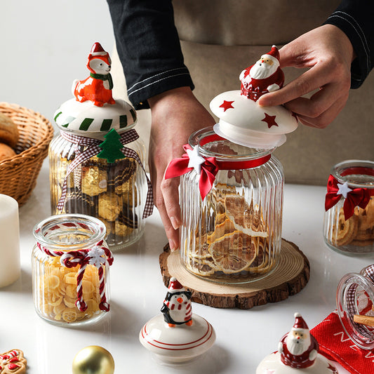 Coffee Bean Net Celebrity Storage Glass Grain Cans