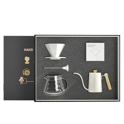 Premium Pour-Over Coffee Set - Complete Hand Brew Kit for Coffee Lovers