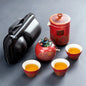 Ceramic Portable Travel Tea Set Gift Box
