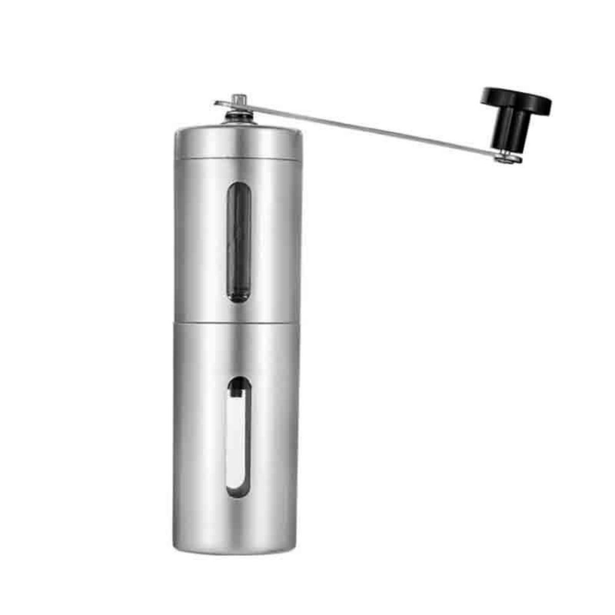 Metal Coffee Grinder - Premium Manual Handheld Mill for Fresh Grounds