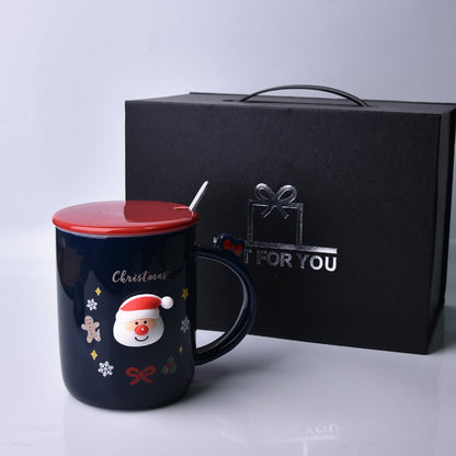 Ceramic Christmas Mug  Breakfast Coffee Cup