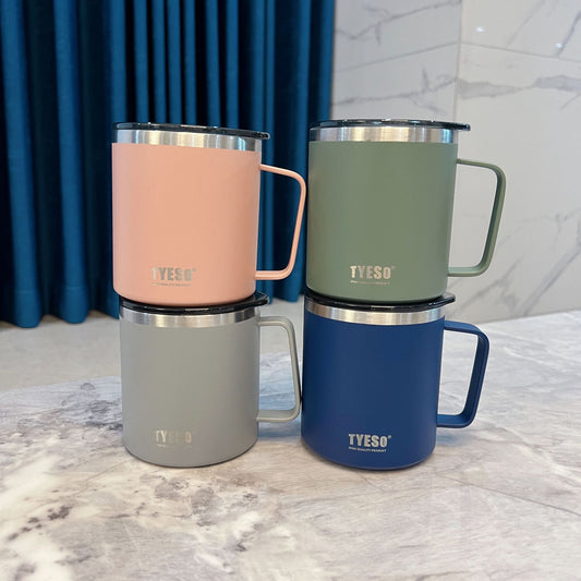 TYESO Coffee Mug 400ML - Insulated Travel Cup for Hot or Cold Beverages