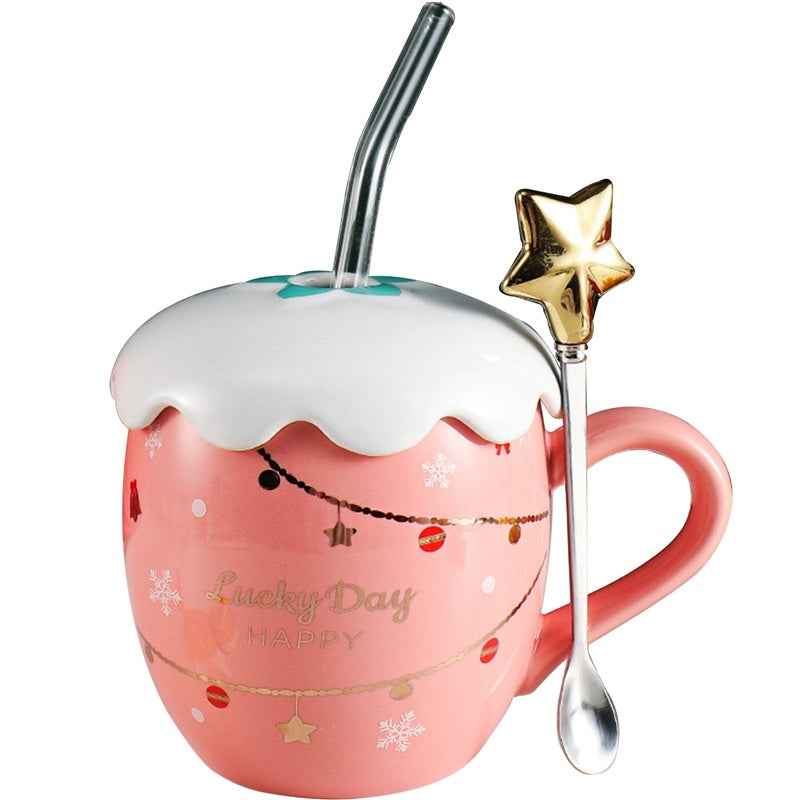 Coffee Cup Ceramic Water Cup Office Couple Creative