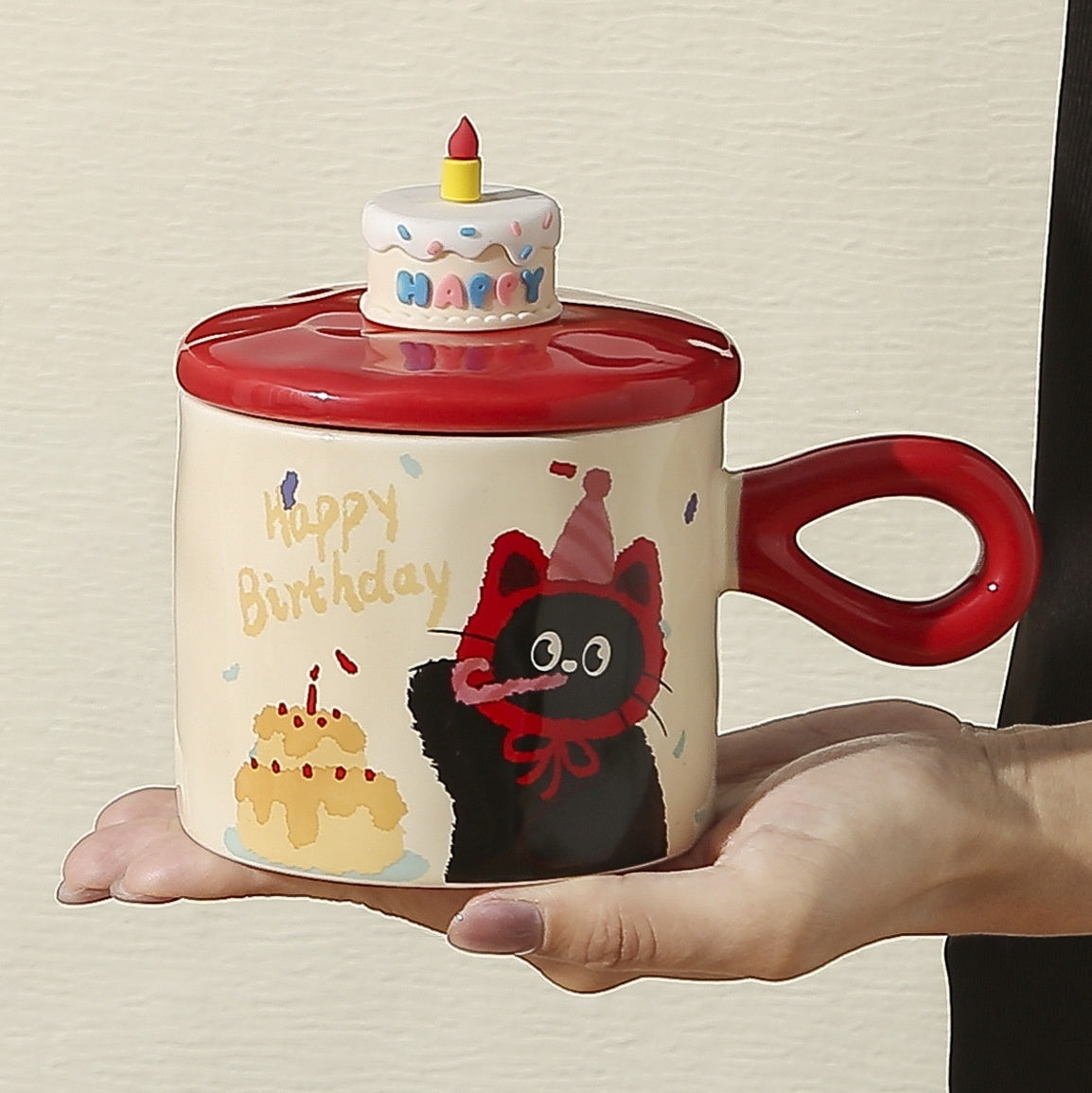 Gift Box for Birthday Cup - Handcrafted Breakfast Gift Box