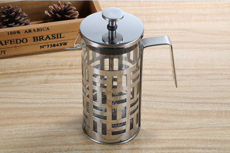 Stainless Steel French Press Coffee Maker with Filter Cup