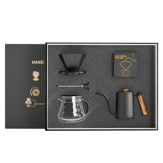 Premium Pour-Over Coffee Set - Complete Hand Brew Kit for Coffee Lovers