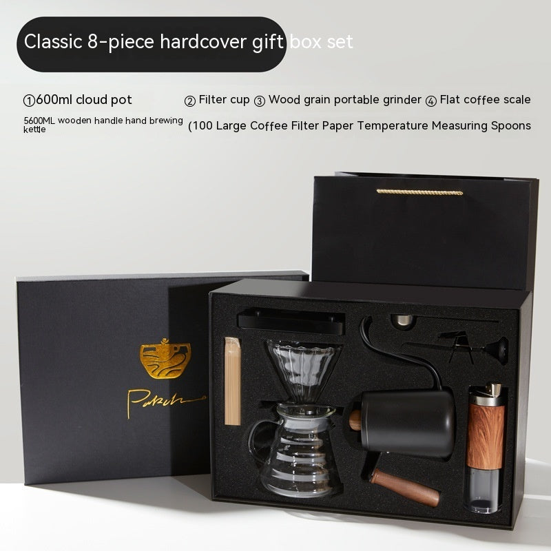 Pour-over Coffee Set Gift Box with Scale - Complete Household American Coffee Maker Combination