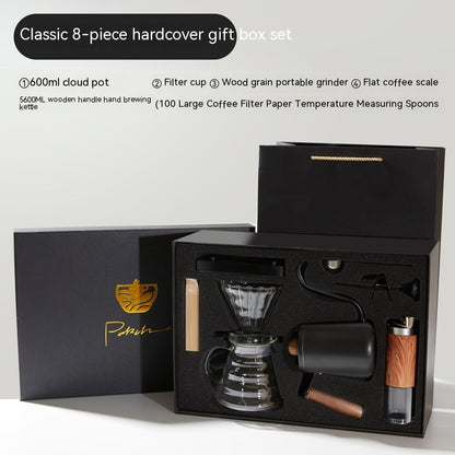 Pour-over Coffee Set Gift Box with Scale - Complete Household American Coffee Maker Combination