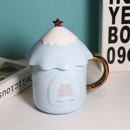 Creative Christmas Tree Mug  Large Capacity