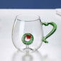 Creative Christmas Fashion Snowman Tree Glass Cup