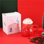 New Christmas Gift Ceramic Mug With Lid