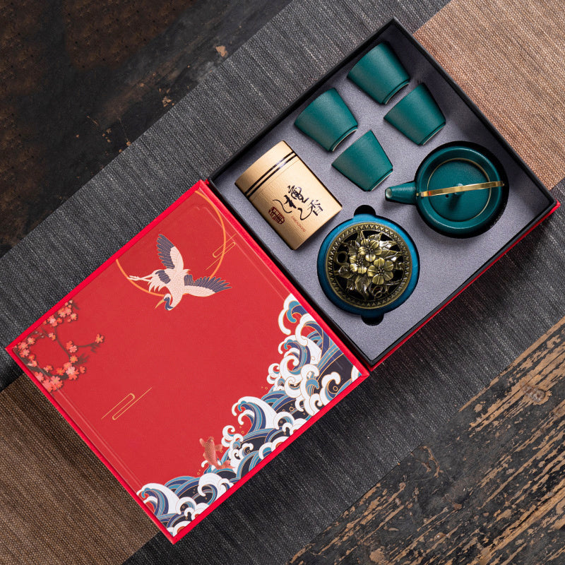 Ceramic Tea Set Gift Box