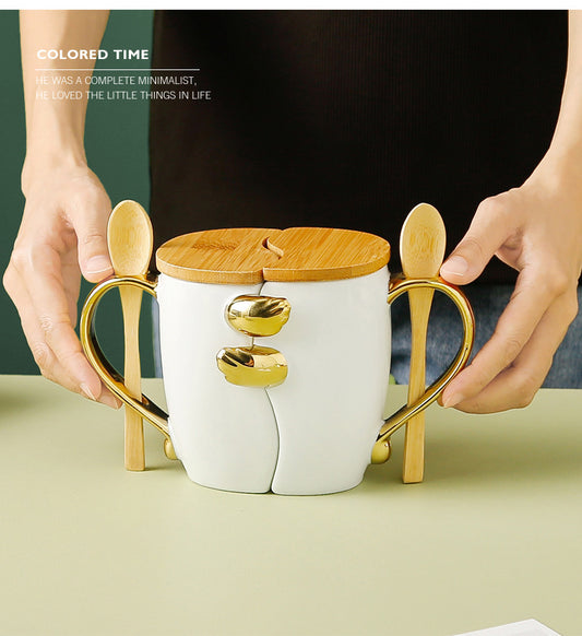 Simple And Creative Ceramic Mug Gift Box