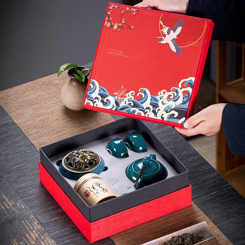 Ceramic Tea Set Gift Box