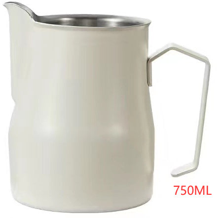 Frothing Pitcher with V-Shaped Pointed Design for Perfect Milk Froth