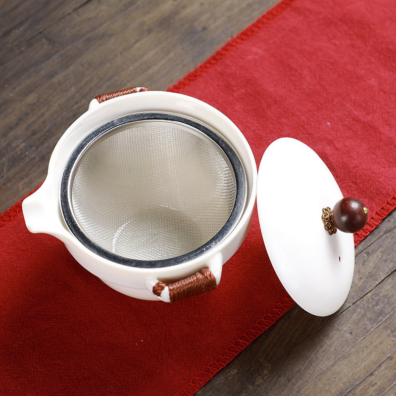 Travel Portable Ceramic Tea Set - (No box)