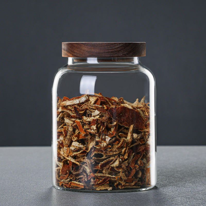 Large Glass Coffee Storage Jar with Lid – Ideal Transparent Storage Solution