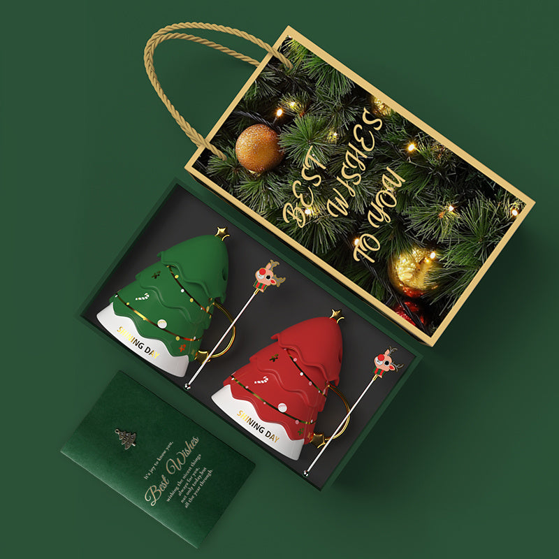 Cute And Creative Girl Christmas Tree Cup