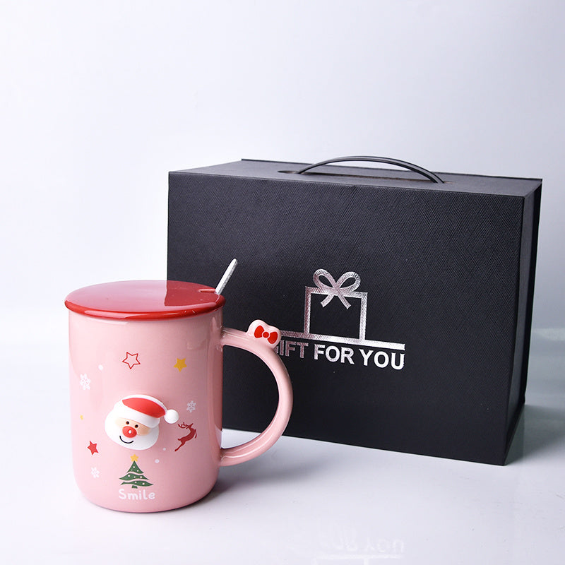 Ceramic Christmas Mug  Breakfast Coffee Cup
