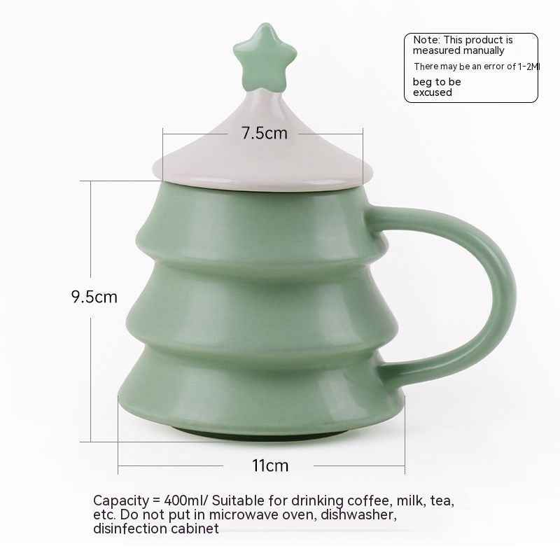Santa Claus Ceramic Cup Cartoon 3D Hand-painted