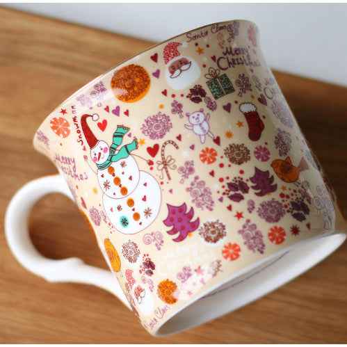 Scandinavian Illustrated Christmas Mug