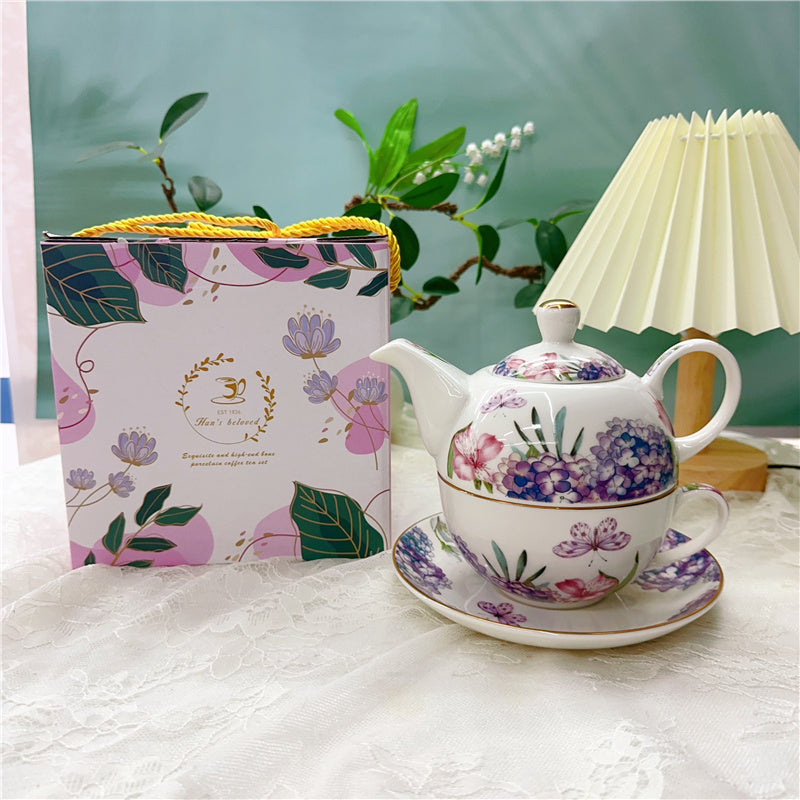 European Ceramic Tea Set and Coffee Cup Gift Box Set