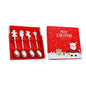Creative Coffee Holiday Gift Box Stainless Steel Christmas Tableware Spoon