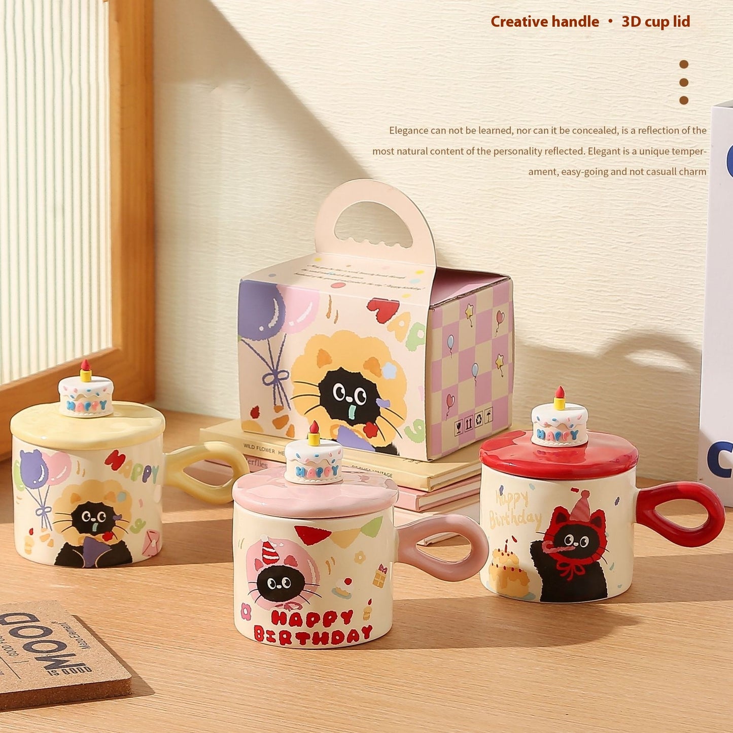 Gift Box for Birthday Cup - Handcrafted Breakfast Gift Box