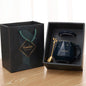 Gift Box Ceramic Mug with Lid and Spoon