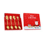 Creative Coffee Holiday Gift Box Stainless Steel Christmas Tableware Spoon