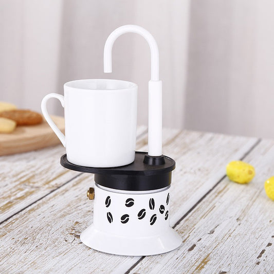 Aluminum Moka Pot 50ml Single Tube for Home Brewing