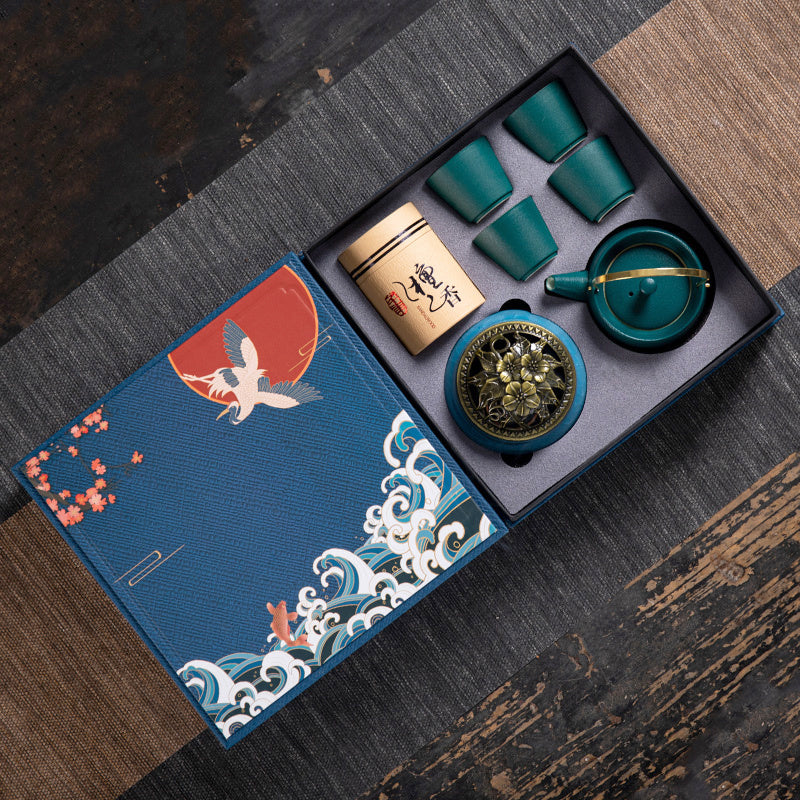Ceramic Tea Set Gift Box