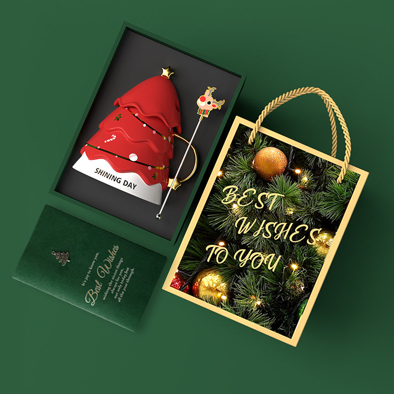 Cute And Creative Girl Christmas Tree Cup