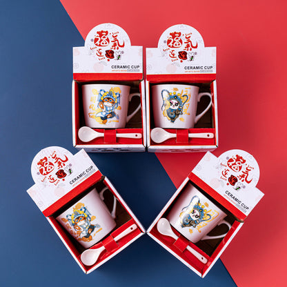 Creative Ceramic Mug for Fun Gift Activities and Practical Use